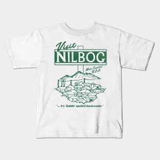 Visit Nilbog Kids T-Shirt